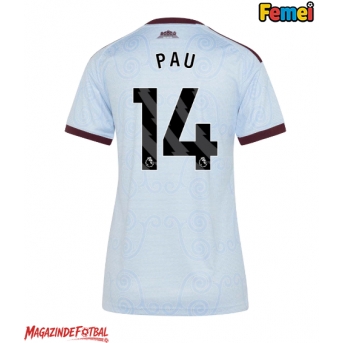 Aston Villa Pau Torres #14 Tricou Fotbal Replică 2026-27 Femei Treilea